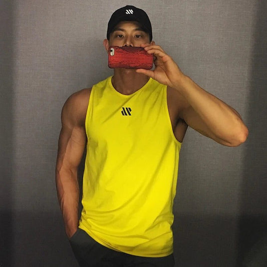 2024 Men's Breathable Mesh Fitness Tank Top