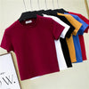 Trendy Cropped Cotton T-Shirts for Women