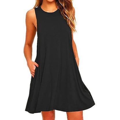Plus Size Casual T-Shirt Dress for Summer