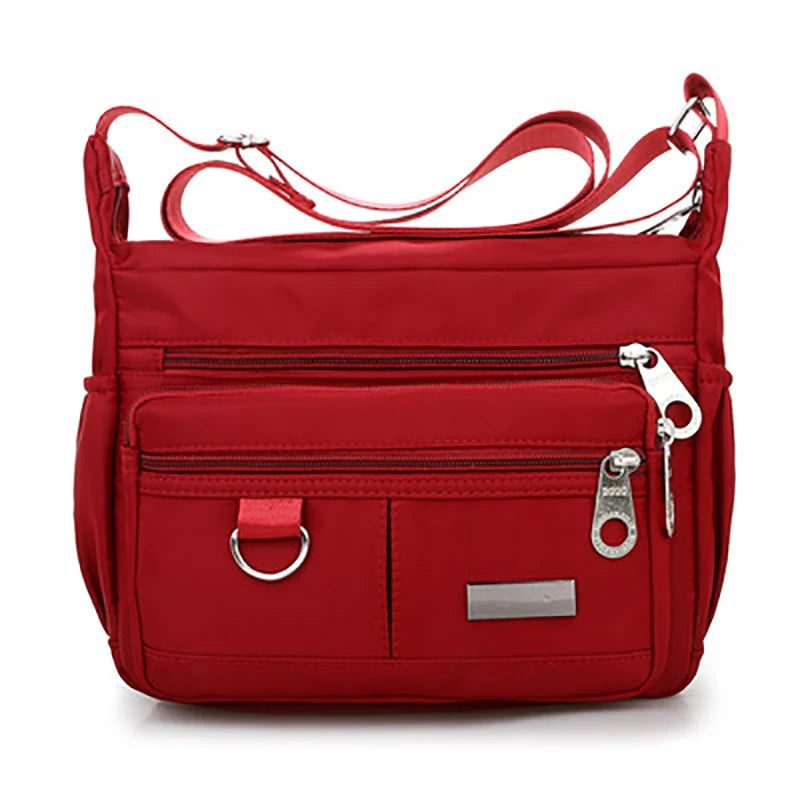 Waterproof Multi-Pocket Crossbody Handbag for Women