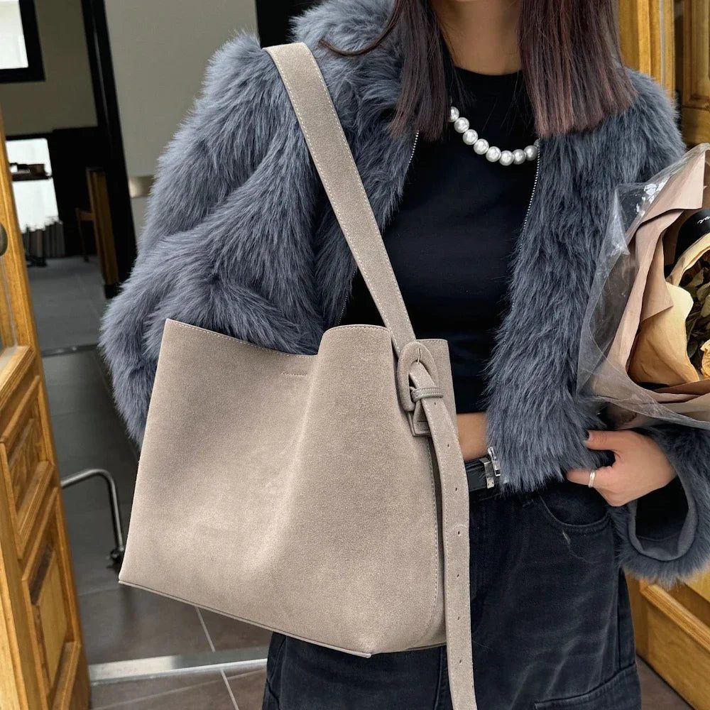 Luxury Suede Tote Bags for Women