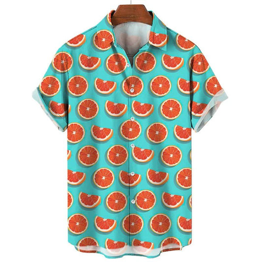 Men's Hawaiian Shirts: Cool 2D Fruit Prints