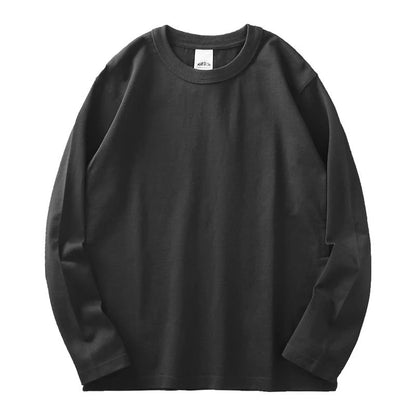 Heavyweight Cotton Long Sleeve T-Shirt for Men