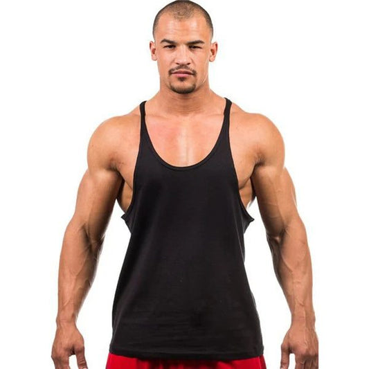 Men's Fitness Stringer Tank Top for Workouts