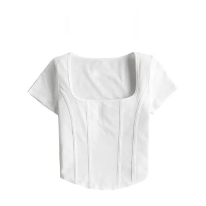 Trendy Cropped Floral Cotton T-Shirts for Women