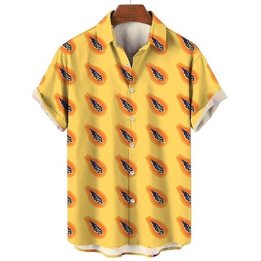Men's Hawaiian Shirts: Cool 2D Fruit Prints