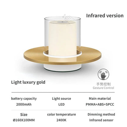 Rechargeable Small Decorative Night Lamp for Romance