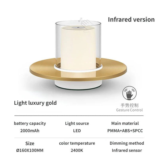 Rechargeable Small Decorative Night Lamp for Romance