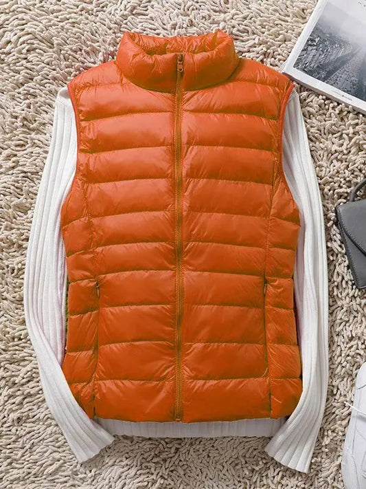 Women Lightweight Duck Down Puffer Vest