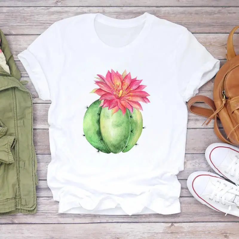 Floral Print Oversized T-Shirt for Women