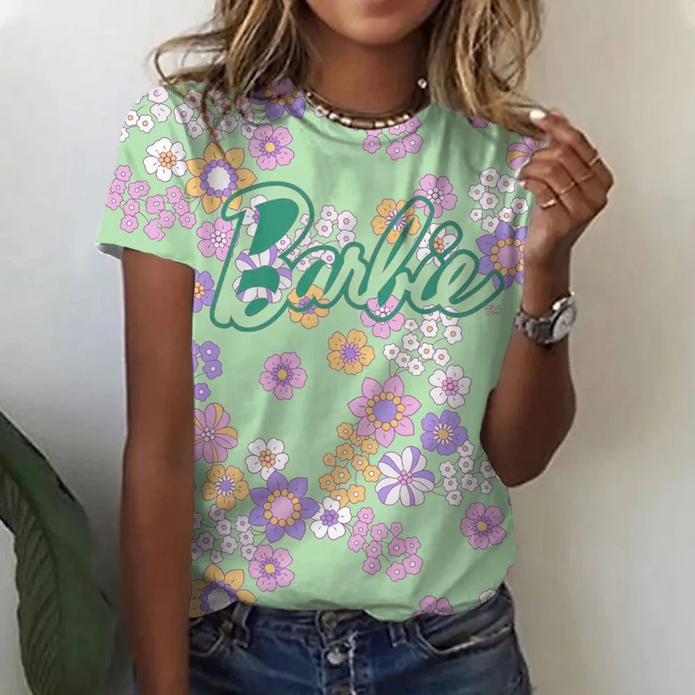 Casual Short-Sleeved Women's T-Shirt for 2024