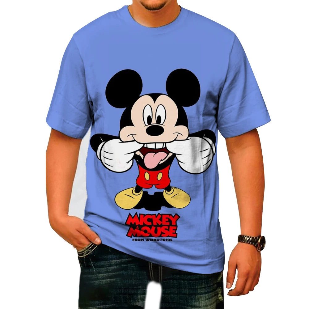 Men's Casual Mickey Mouse Summer T-Shirt