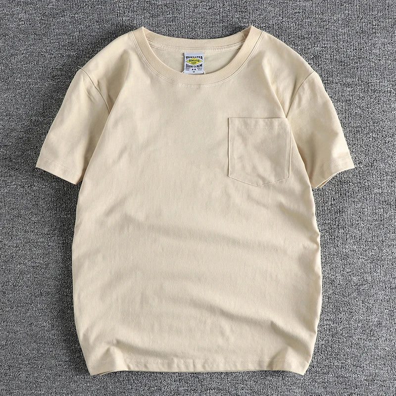Men's Cotton Pocket T-Shirt - Basic Style