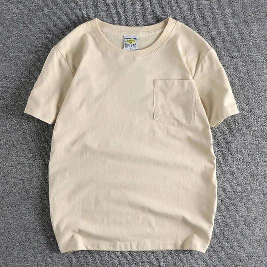 Men's Cotton Pocket T-Shirt - Basic Style