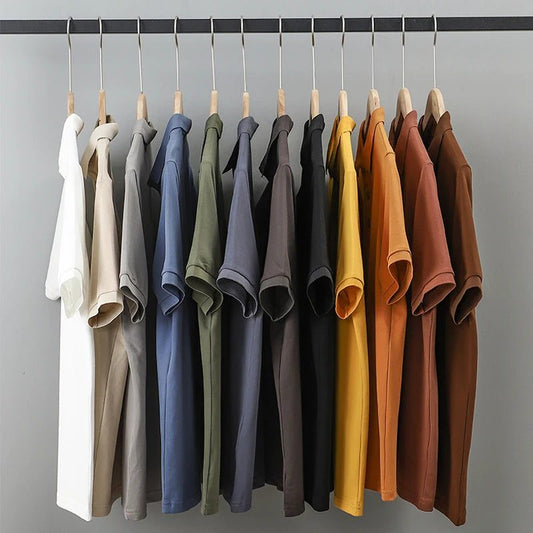 Men's Short-Sleeve Golf Polo Shirts Summer