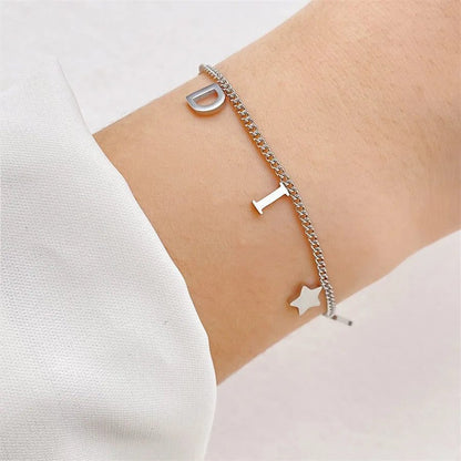 Vintage Star Pendant Bracelet for Women