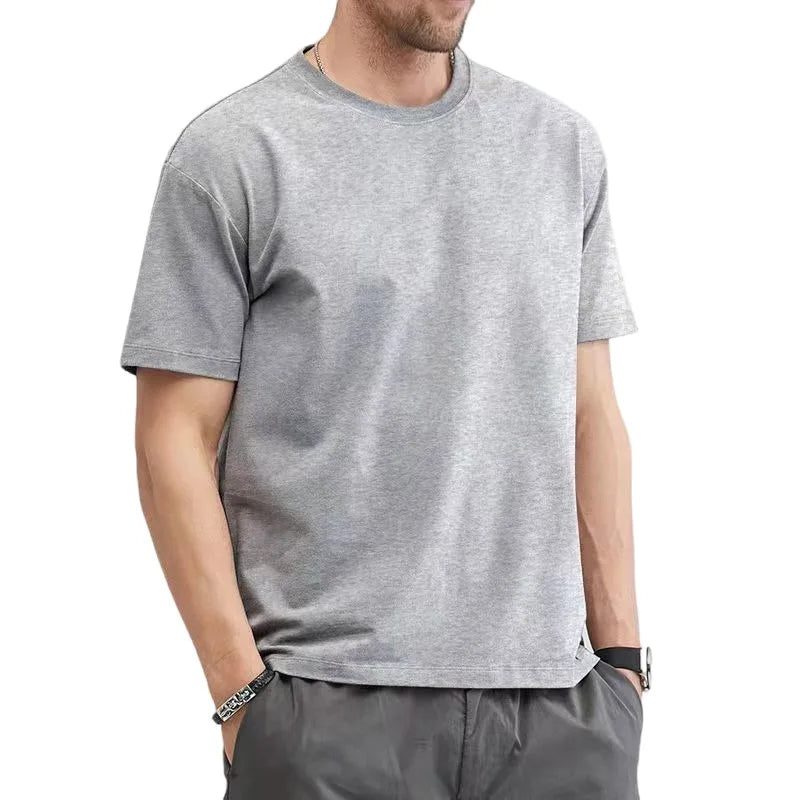 Men's Summer Cotton T-Shirts Plus Size
