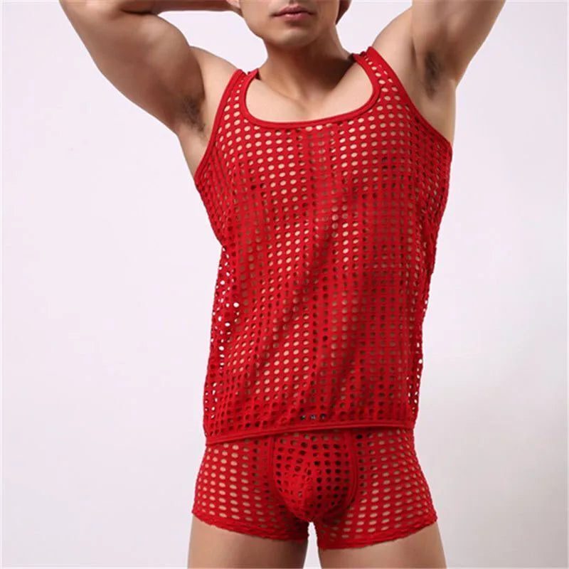 Men's Breathable Mesh Tank Top Summer