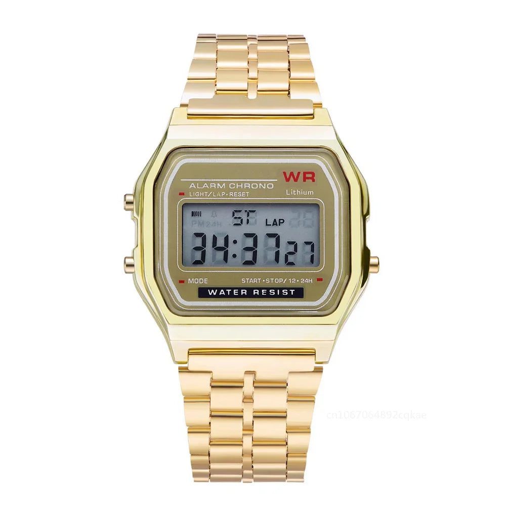 Vintage LED Digital Unisex Sports Wristwatch