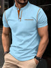 Trendy Men's Pocket Polo Shirt for Summer
