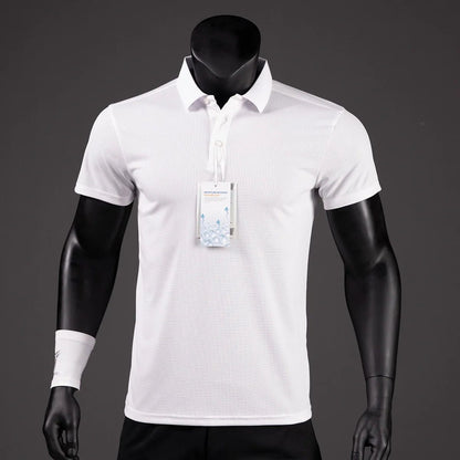Luxury Men's Golf Polo Shirt - Quick-Drying