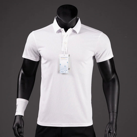 Luxury Men's Golf Polo Shirt - Quick-Drying