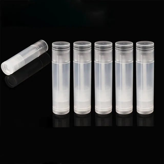 White Lip Balm Tubes for DIY Cosmetics