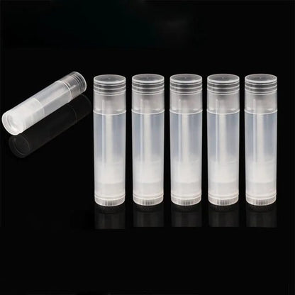 White Lip Balm Tubes for DIY Cosmetics
