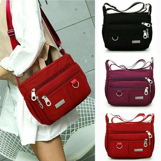 Waterproof Multi-Pocket Crossbody Handbag for Women