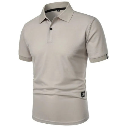 Lightweight Short Sleeve Polo Shirt for Men