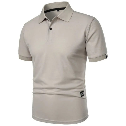Lightweight Short Sleeve Polo Shirt for Men