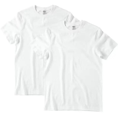 2pcs Cotton T-Shirts for Men and Women