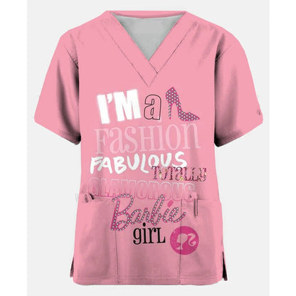 Cute Doctor Scrub Tops for Women T-Shirt