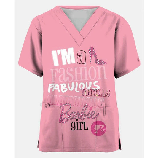 Cute Doctor Scrub Tops for Women T-Shirt
