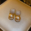 Elegant Vintage Pearl Drop Earrings for Weddings