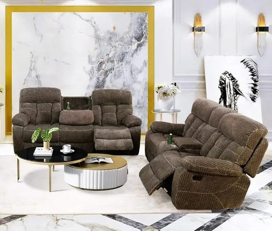 LED Recliner Sofa Set for Living Room