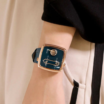 Unisex Waterproof Square Quartz Watch Gift