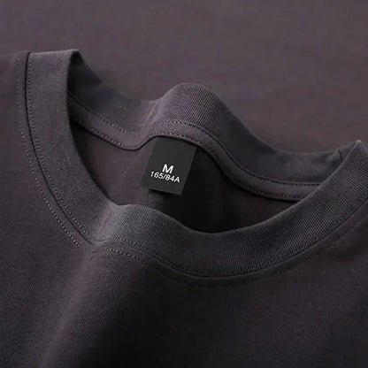Heavy-Duty Cotton Short Sleeve T-Shirt for Men