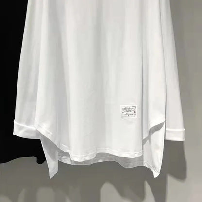 Trendy Oversized V-Neck Cotton T-Shirts for Women