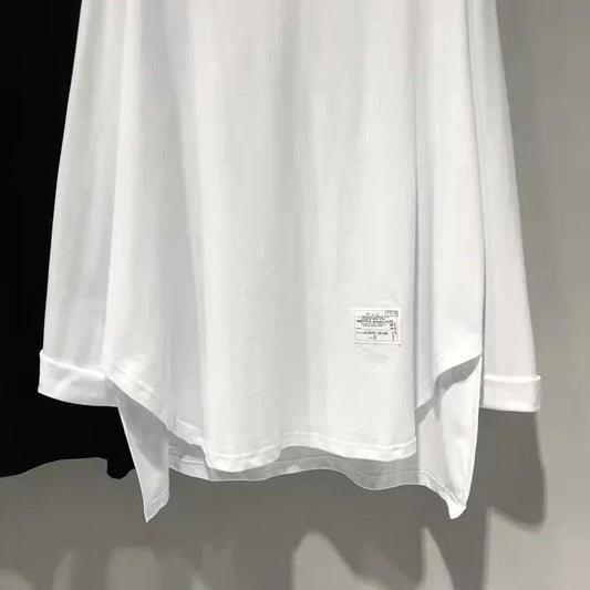 Trendy Oversized V-Neck Cotton T-Shirts for Women