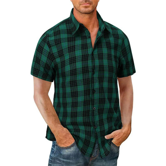 2023 Casual Plaid Flannel Shirt for Men