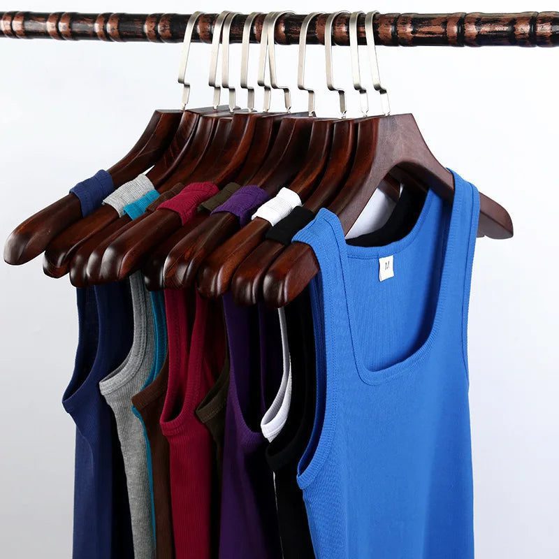 Unisex Ribbed Tank Top for Gym Wear