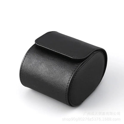 Chic Vintage Leather Watch Travel Case