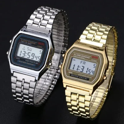 Vintage LED Digital Unisex Sports Wristwatch