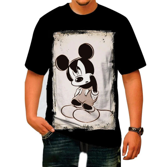 Men's Casual Mickey Mouse Summer T-Shirt