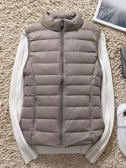 Women Lightweight Duck Down Puffer Vest