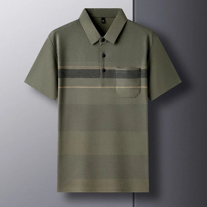 2024 Summer Men's Thin Pocket Polo Shirt