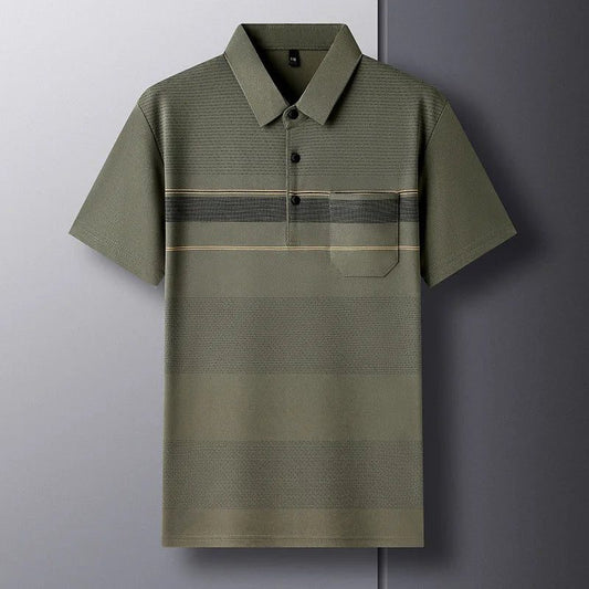 2024 Summer Men's Thin Pocket Polo Shirt
