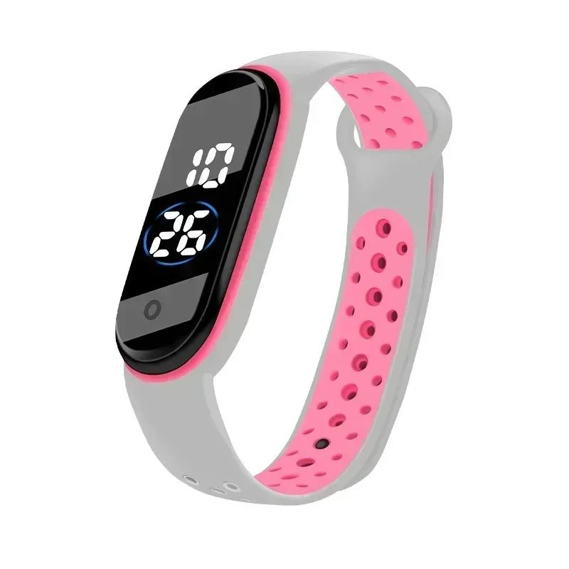 Waterproof LED Digital Sports Watch for Kids