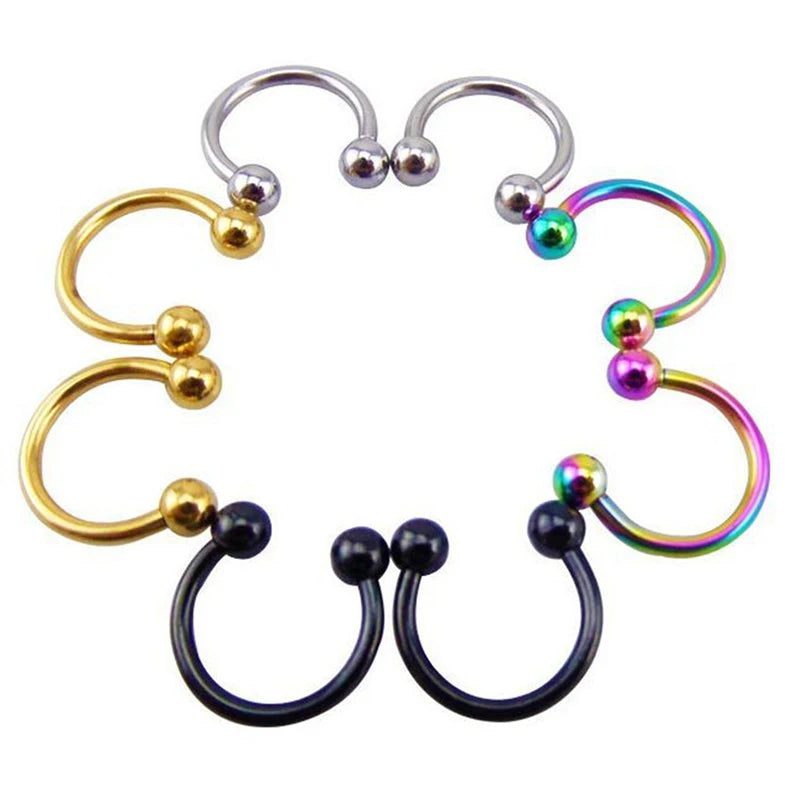 5Pcs Wholesale Septum Nose Ring Jewelry